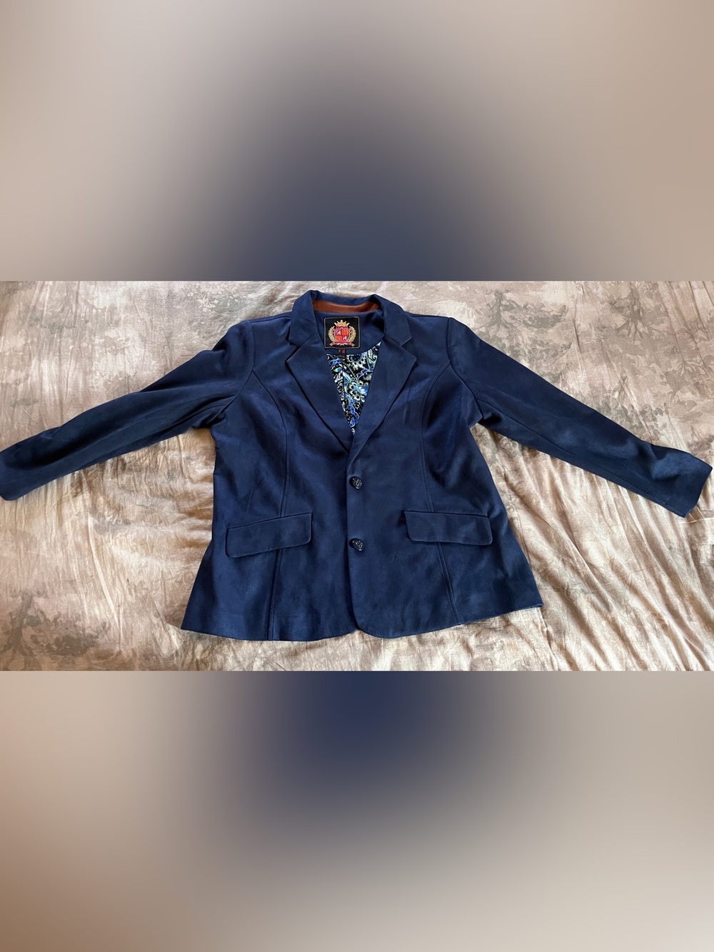 Estate Isaac Mizrahi Live Navy Blue Women’s Blazer